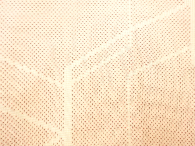 アンティーク　幾何学模様織り出し本場大島紬着物(7マルキ)